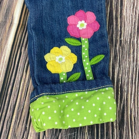 Gymboree Floral Jeans- 18 month - Picture 2 of 9